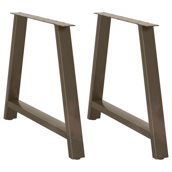 vidaXL Ruokap&ouml;yd&auml;n jalat A-muotoiset 2 kpl 90x(72-73) cm ter&auml;s