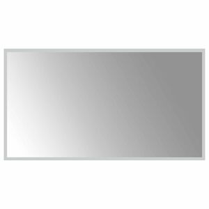 vidaXL LED kylpyhuonemirror L&auml;pin&auml;kyv&auml; 90 x 50 cm karkaistu lasi