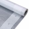 vidaXL Leno suojapeite 260 g/m&sup2; 4x5 m valkoinen