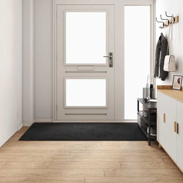 vidaXL Mattohallinta Musta 100 x 200 cm 100% Polypropeeni Tuft