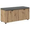 vidaXL Halli penkki Artisan Tammi 100 x 38 x 46 cm