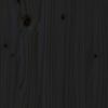 vidaXL S&auml;ngynrunko musta t&auml;ysi puu 75x190 cm Small Single