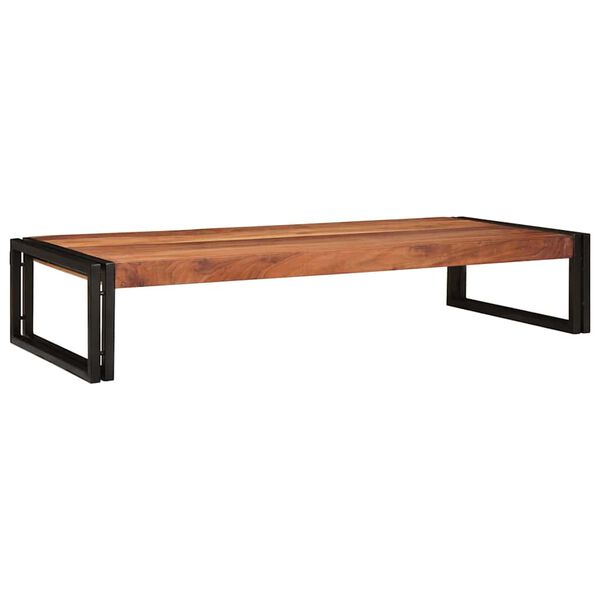 vidaXL Kylpyhuoneshelf Ruskea 120 x 50 x 23 cm Tihe&auml; akasiapuu