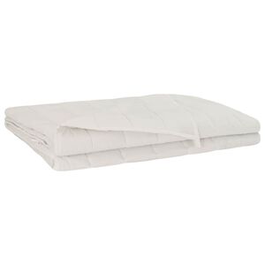 vidaXL Painopeitto valkoinen 200 x 220 cm 13 kg 100% Puuvilla 205T