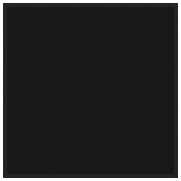 vidaXL Sohvapöytä musta ja musta lasi 90x90x50 cm