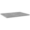 vidaXL Kirjahyllytasot 4 kpl betoninharmaa 40x30x1,5 cm tekninen puu