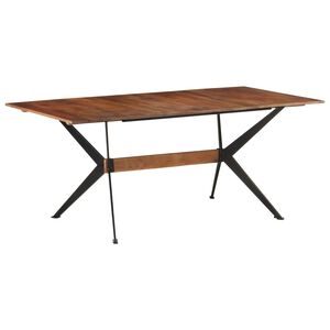 vidaXL Ruokap&ouml;yt&auml; 180x90x76 cm t&auml;ysi mangopuu
