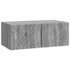 vidaXL Sein&auml;lle asennettava TV-kaappi 78,5 x 31 cm Harmaa Sonoma