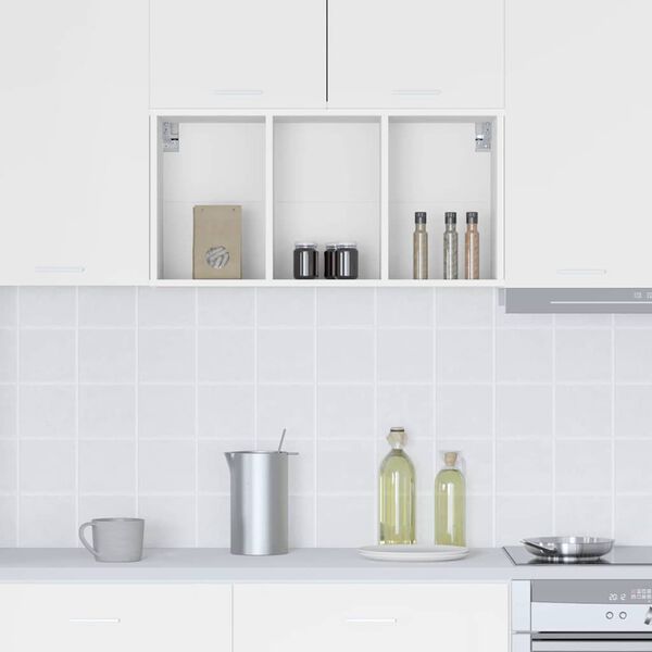 vidaXL Henkarikaappi Valkoinen 40 x 29,5 x 80 cm Tekninen puu