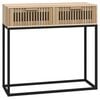 vidaXL Konsolip&ouml;yt&auml; 80x30x75 cm tekninen puu ja rauta