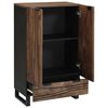 vidaXL Highboard Ruskea 60 x 33 x 100 cm täysi mangopuu