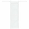 vidaXL Liukuovi Valkoinen 73,5 x 211 cm Massiivinen m&auml;nty