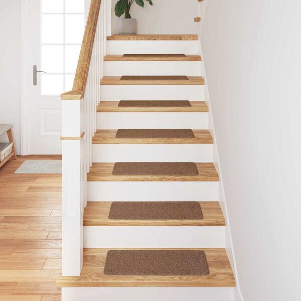 vidaXL Liukumattomat portaamatot 15 pcs Keltainen 60 x 25 cm PP