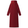 vidaXL Viltti-huppari Bordeaux punainen M Fleece ja flanelli