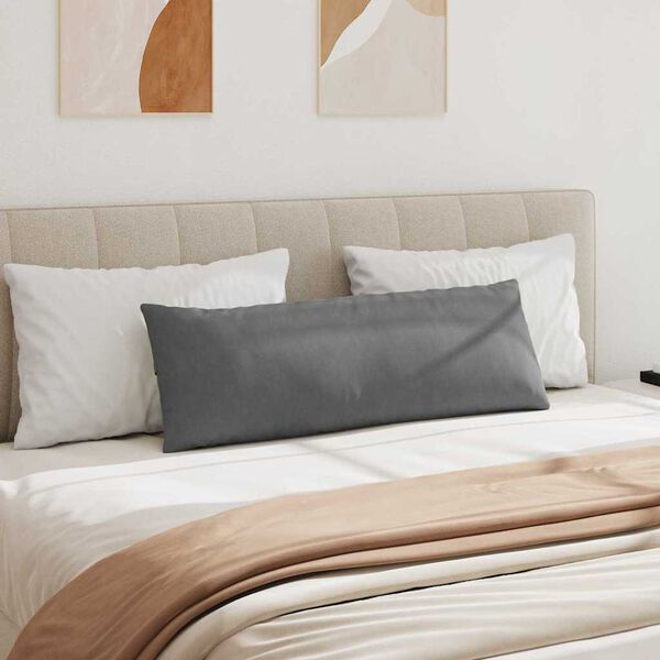 vidaXL Sohvatyynyt 2 pcs Tumma harmaa 120 x 40 cm kangas