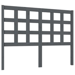 vidaXL S&auml;ngynp&auml;&auml;ty harmaa 125,5x4x100 cm t&auml;ysi m&auml;nty