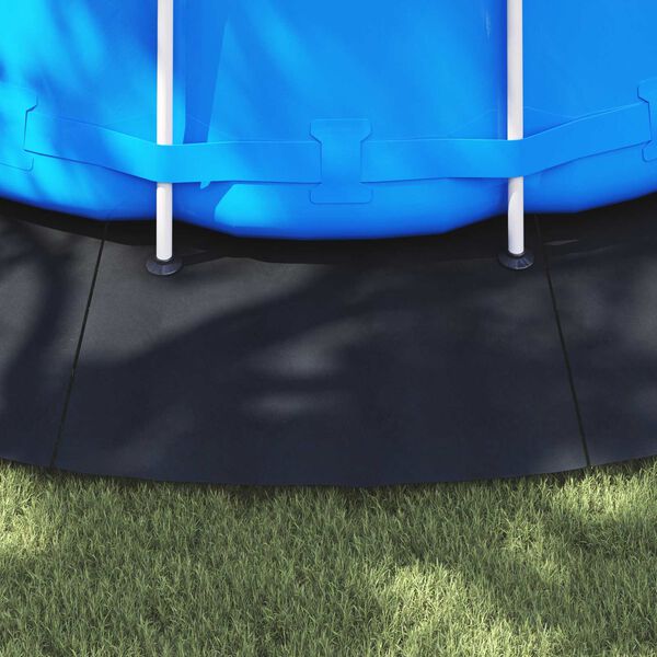 vidaXL Altaan pohjalevy Musta &Oslash; 610 cm Non-woven Kangas