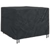 vidaXL Huonekalusuojus Musta 135 x 135 x 90 cm 210D Oxford-kangas