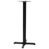 vidaXL Bistrop&ouml;yd&auml;n jalka musta 56x56x107 cm valurauta