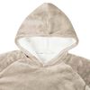 vidaXL Viltti-huppari Beige L Fleece ja flanelli