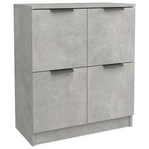 vidaXL Senkki betoninharmaa 60x30x70 cm tekninen puu