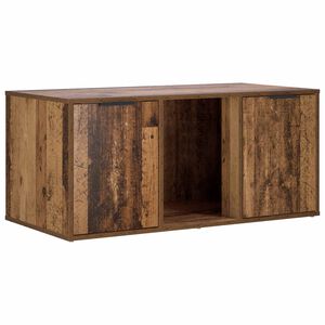 vidaXL Kissakotelo Huonekalu Vanha puu 100 x 49 x 45 cm Tekninen puu
