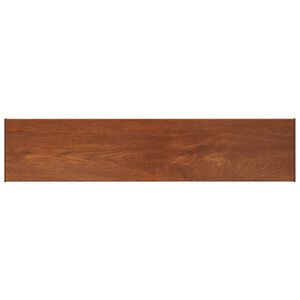 vidaXL Ikkunakynnys Ruskea puu 140 x 35 x 4,5 cm Polyvinyylikloridi