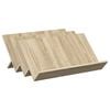 vidaXL Lehtiteline Sonoman tammi 65 x 53 x 28,5 cm Tekninen puu
