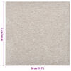 vidaXL Matto 20 pcs Vaaleanbeige 50 x 50 cm 100% polypropeeni
