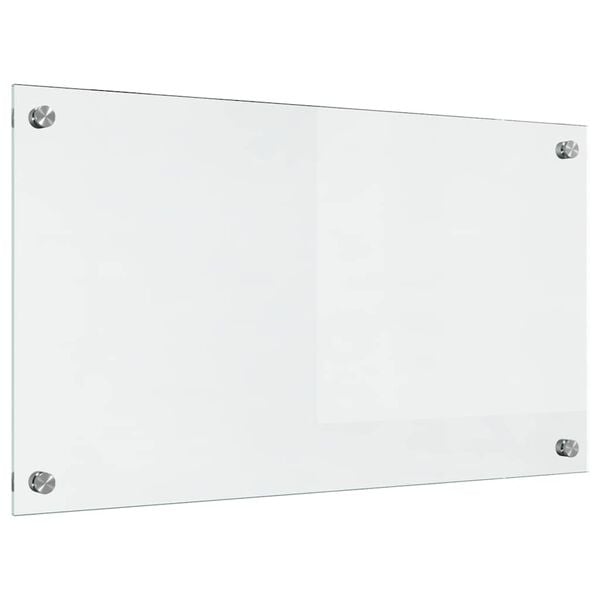 vidaXL Keittiön suojapaneeli Läpinäkyvä 70 x 40 cm karkaistu lasi