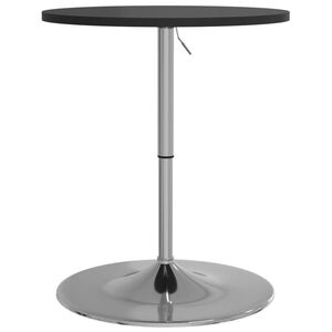 vidaXL Baarip&ouml;yt&auml; musta 60x60x90 cm tekninen puu ja kromattu ter&auml;s