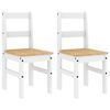 vidaXL Ruokatuolit 2 kpl Panama valkoinen 40x46x90 cm täysi mänty