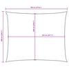 vidaXL Aurinkopurje Oxford-kangas suorakaide 6x7 m harmaanruskea