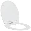 vidaXL WC-istuin valkoinen 45,5 x 37,5 x 3,8 cm Duroplast
