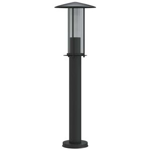 vidaXL Pylv&auml;svalaisin musta 60 cm ruostumaton ter&auml;s