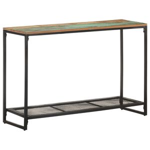 vidaXL Konsolip&ouml;yt&auml; 110x35x75 cm kierr&auml;tetty t&auml;yspuu