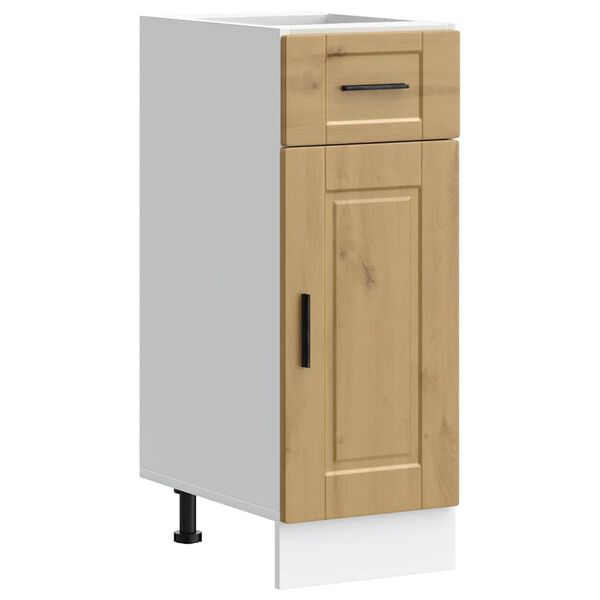 vidaXL Keittiön pohjakaappi Porto käsityöläinen tammi suunniteltu puu