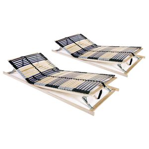 vidaXL S&auml;ngyn s&auml;lepohjat 2 kpl 42 s&auml;leell&auml; 7 vy&ouml;hykett&auml; 70x200 cm