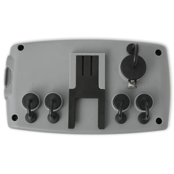 vidaXL Automaattinen kasteluajastin 4 asemaa ja kosteussensori 3 V