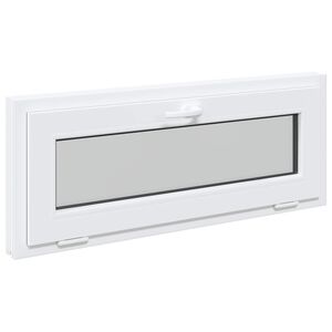 vidaXL Kellari-ikkuna RISOR 110 x 40 cm PVC ja lasi