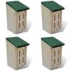 vidaXL Perhostalo 14 x 15 x 22 cm 4 kpl sarja