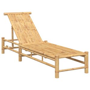 vidaXL Aurinkotuoli 55x199x30 cm bambu