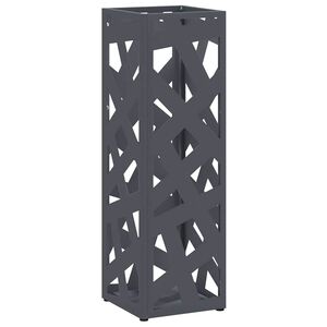 vidaXL Sateenvarjoteline Antrasiitti 15,5 x 15,5 x 49 cm Ter&auml;s