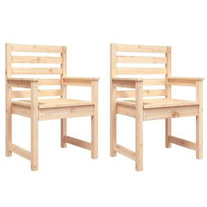 vidaXL Puutarhatuolit 2 kp 60x48x91 cm t&auml;ysi m&auml;nty
