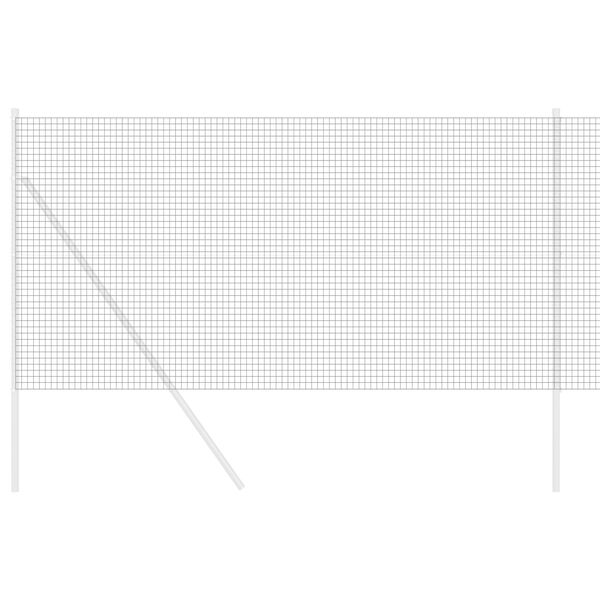 vidaXL Hitsattu lankaa Harmaa 1.2 x 50 m Teräs