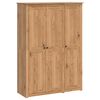 vidaXL Vaatekaappi PANAMA Hunaja 131,5 x 50 x 185 cm T&auml;ysi m&auml;nty