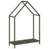 vidaXL Polttopuuteline 60x25x90 cm kylm&auml;valssattua ter&auml;st&auml;