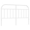 vidaXL Metallinen vaihtop&auml;&auml;ty valkoinen 150 cm