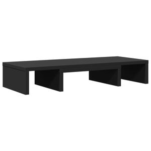 vidaXL N&auml;ytt&ouml;teline musta 60x24x10,5 cm tekninen puu