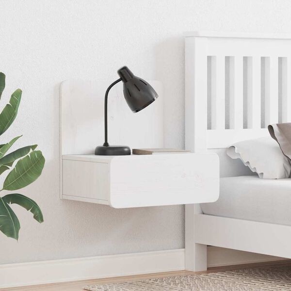 vidaXL Y&ouml;p&ouml;yt&auml; 2 pcs Valkoinen 44 x 32,5 x 40 cm T&auml;ysi m&auml;nty